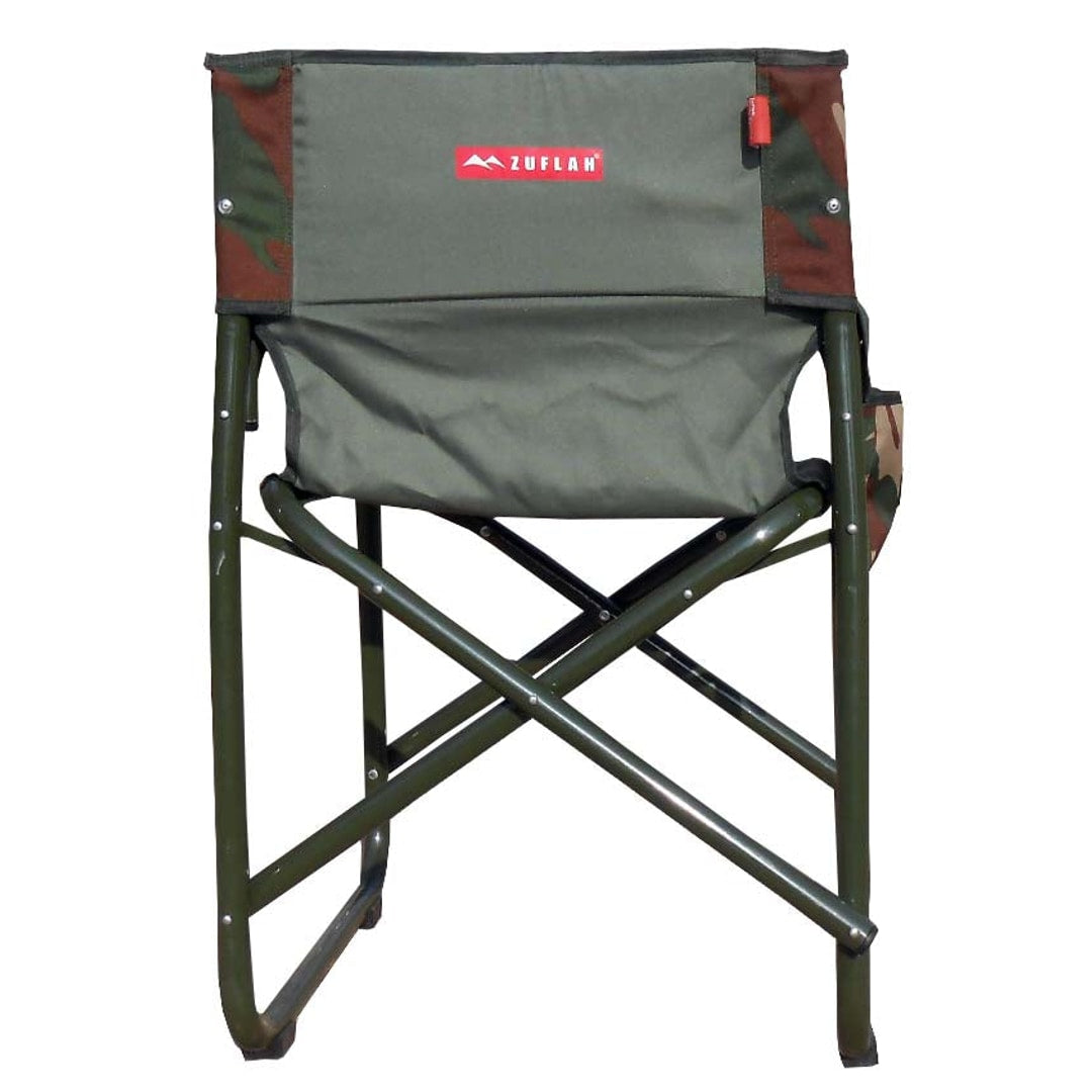 Standard Folding Chair With Arms Frame Aluminum Camouflage