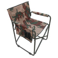 Camping Folding Chair With Arms Frame Iron Camouflage
